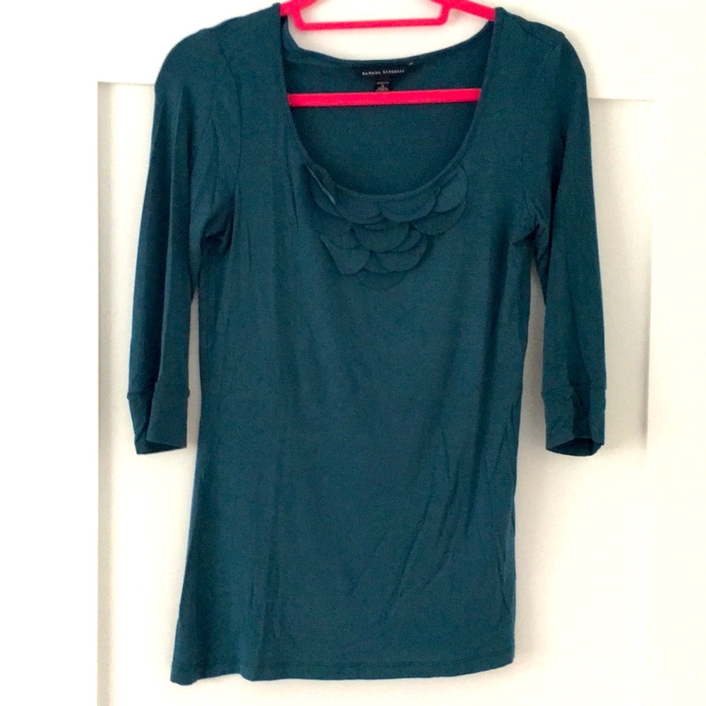 Banana Republic Stretch Modal 3/4 Sleeve Top